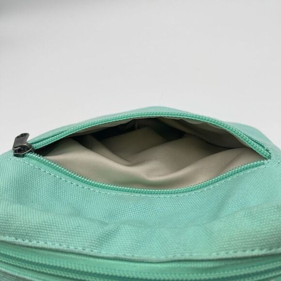 LEAPER Crossbody Bag Mint Green Aztec Southwestern Canvas Messenger Bag - Picture 10 of 14